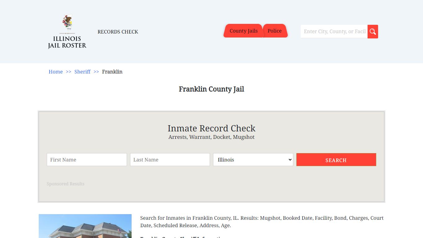 Franklin County Jail - Jail Roster Search